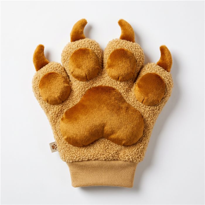 Sunny the Lion plush paw bath mitt